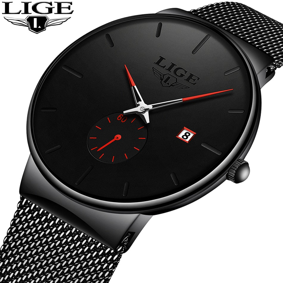 LIGE Quartz Watch Unisex