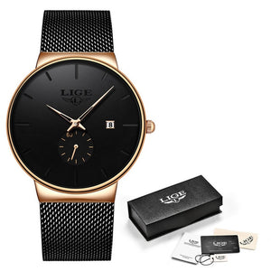 LIGE Quartz Watch Unisex