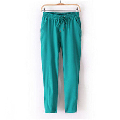 INDJXND Summer OL Chiffon Pants
