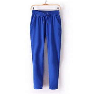 INDJXND Summer OL Chiffon Pants