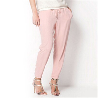 INDJXND Summer OL Chiffon Pants