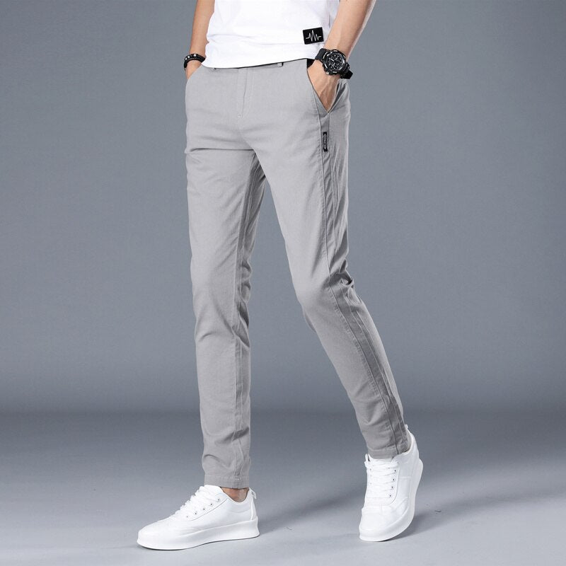 Cotton Men Pants Casual