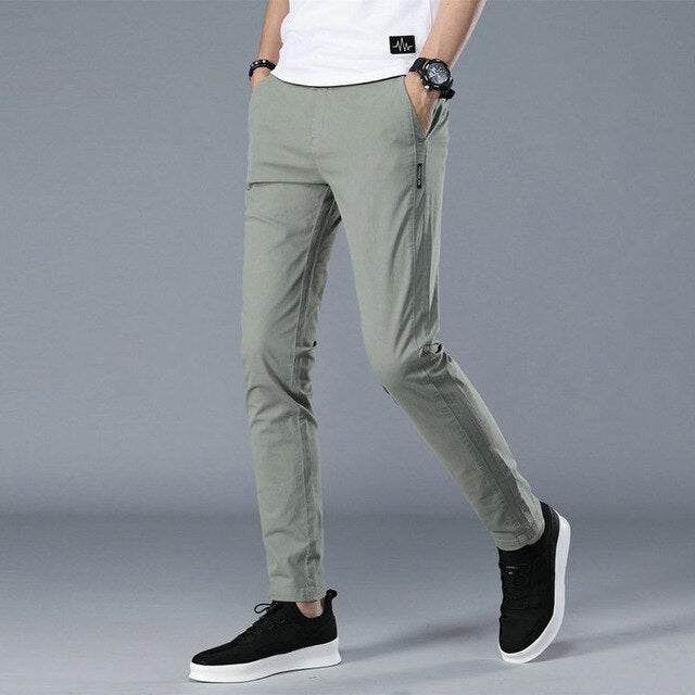 Cotton Men Pants Casual