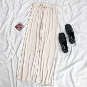Korean Spring Summer Drawstring Women Pants