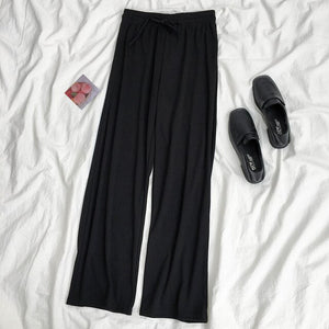 Korean Spring Summer Drawstring Women Pants