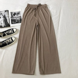 Korean Spring Summer Drawstring Women Pants