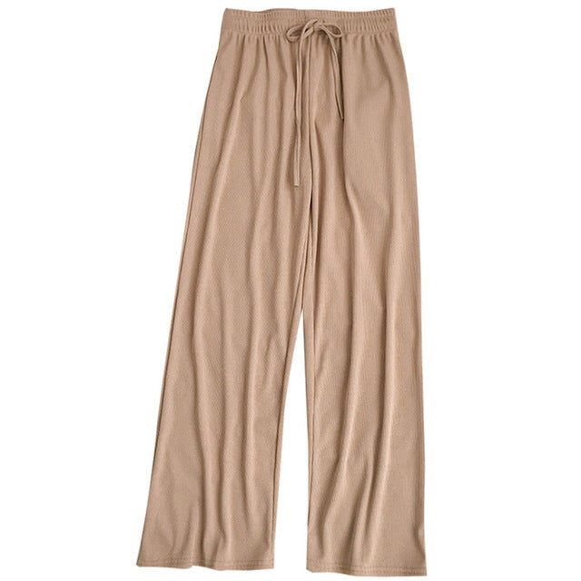 Korean Spring Summer Drawstring Women Pants