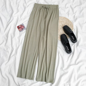 Korean Spring Summer Drawstring Women Pants