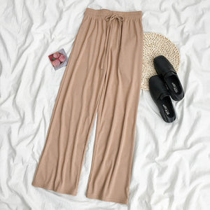 Korean Spring Summer Drawstring Women Pants