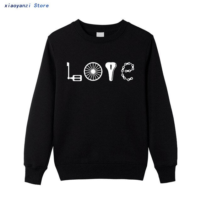 Love Bikes Men Sweatshirts