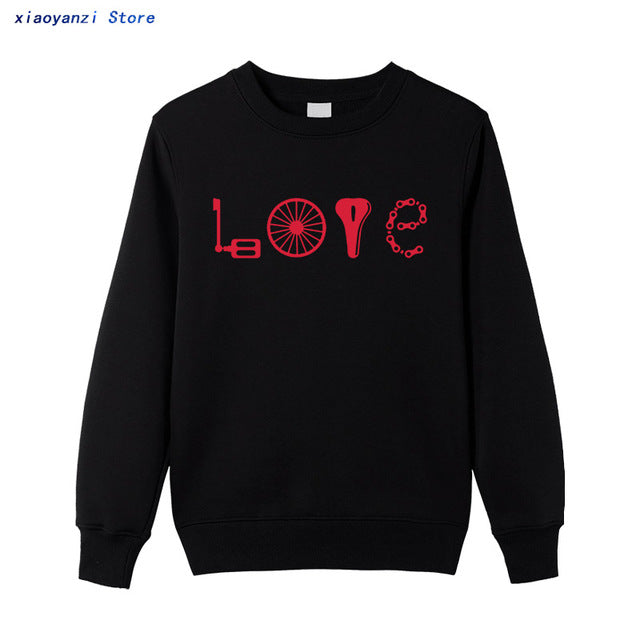 Love Bikes Men Sweatshirts