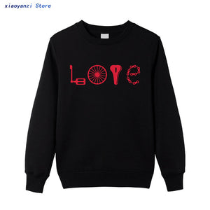 Love Bikes Men Sweatshirts