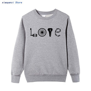 Love Bikes Men Sweatshirts