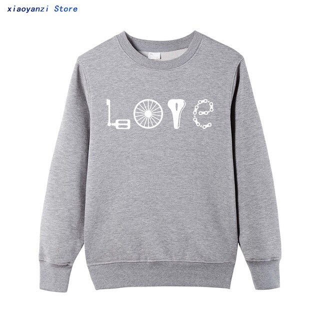 Love Bikes Men Sweatshirts