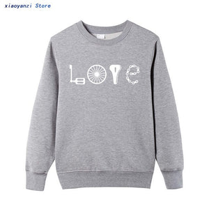 Love Bikes Men Sweatshirts