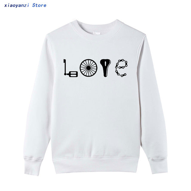 Love Bikes Men Sweatshirts