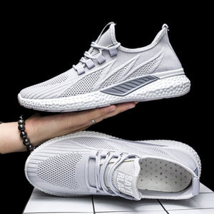 Mesh Casual Shoes Lace Up Men Shoes Lightweight