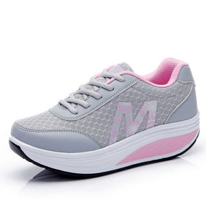 MWY Breathable Mesh Casual Women Shoes Damping Outdoor Walking Rocking Shoes Lightweight Platform Sneakers Shoes Damesschoenen