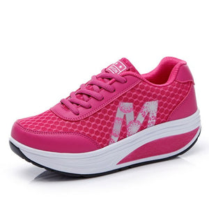 MWY Breathable Mesh Casual Women Shoes Damping Outdoor Walking Rocking Shoes Lightweight Platform Sneakers Shoes Damesschoenen