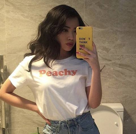 Peachy T-shirt Fashion Clothing